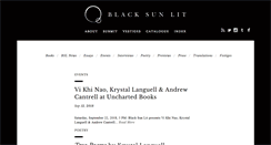 Desktop Screenshot of blacksunlit.com